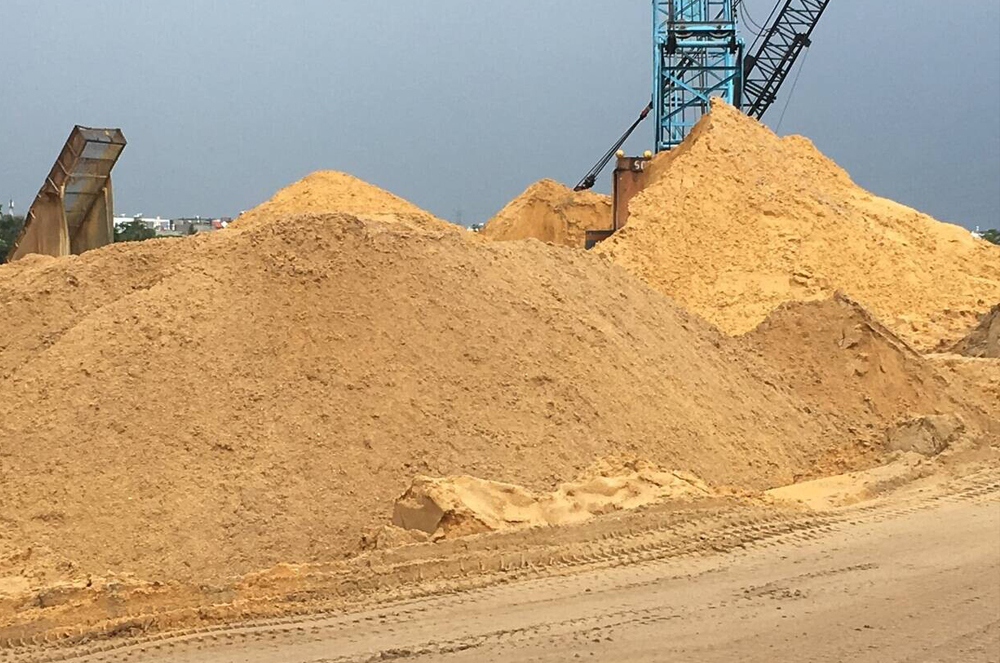 cát xây dựng
