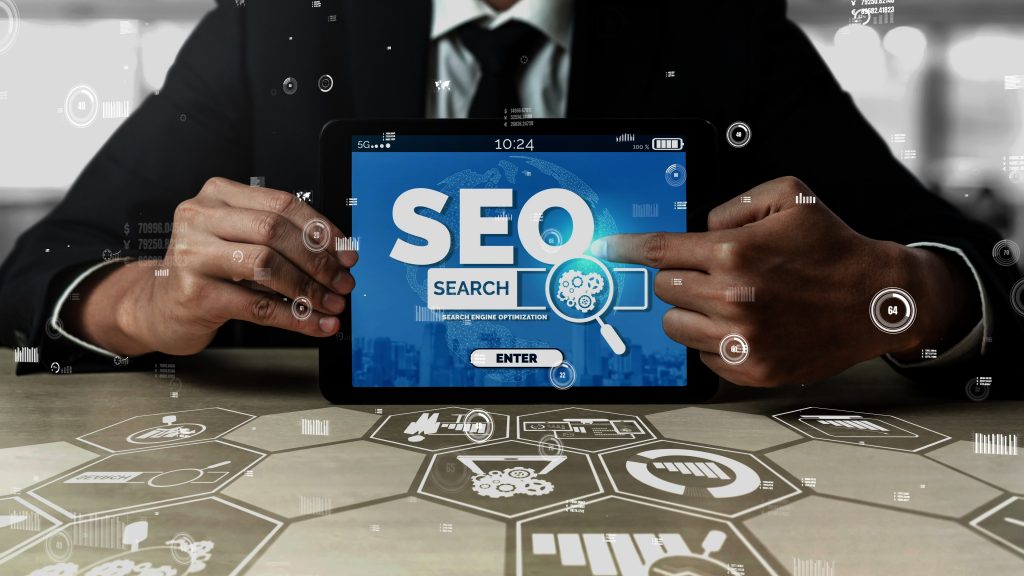 seo search engine optimization business conceptual